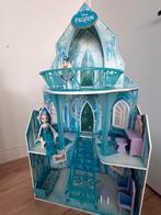 Mega Frozen Poppenhuis met Anna, Elsa & Accessoires, Ophalen of Verzenden, Zo goed als nieuw, Poppenhuis
