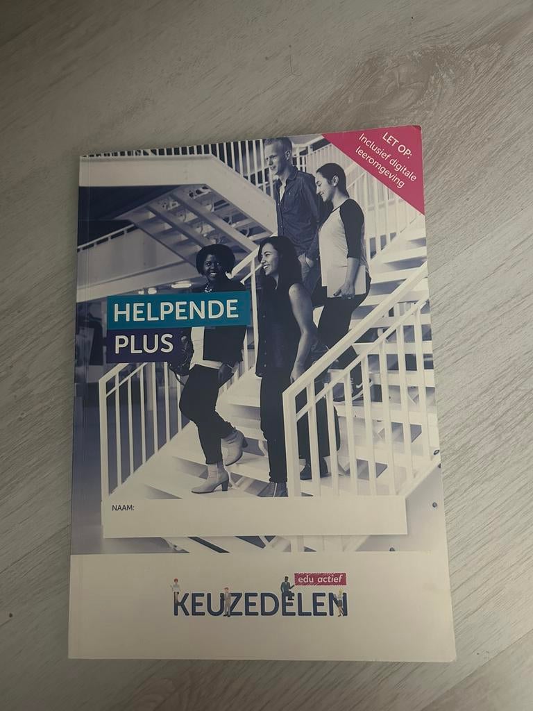 Helpende plus keuzedelen, Ophalen, Zo goed als nieuw, Overige niveaus, Nederlands