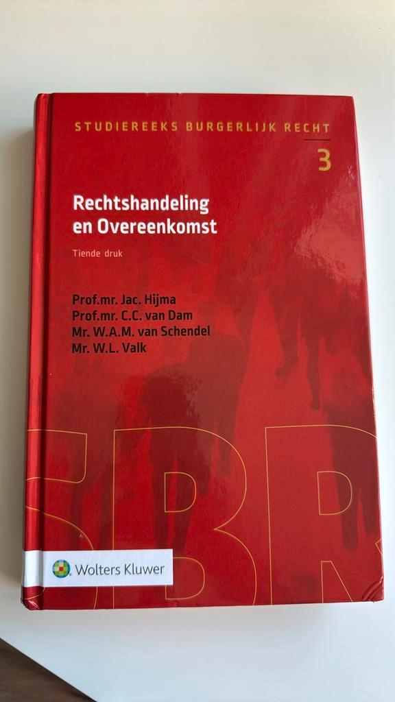 Rechtshandeling en Overeenkomst, Boeken, Wetenschap, Zo goed als nieuw, Ophalen of Verzenden
