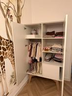 Kidsmill Sixties kledingkast  2 deurs Wit mat naturel, Huis en Inrichting, 100 tot 150 cm, Zo goed als nieuw, 150 tot 200 cm, 50 tot 75 cm