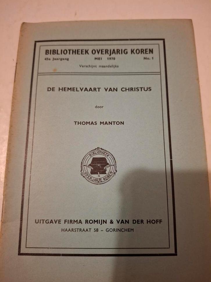 De Hemelvaart van Christus - Thomas Manton, Boeken, Godsdienst en Theologie, Gelezen, Christendom | Katholiek, Christendom | Protestants