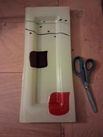 Fusion Glazen (Cake) Schaal, Ophalen of Verzenden, Gebruikt, Rechthoekig, Overige materialen