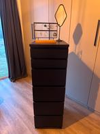 IKEA Ladekast MALM - Zwart, Ophalen, Overige materialen, Minder dan 50 cm, Gebruikt