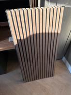 Akoestische Wandpanelen Set - Donker Eiken Houtlook, Ophalen of Verzenden, Nieuw, Hout, Minder dan 20 mm