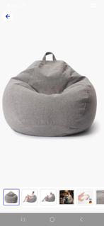 Lumaland zitzak XXL, stof, vulbaar, Huis en Inrichting, Zitzakken, Ophalen, Zo goed als nieuw, Grijs
