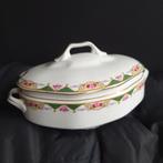 Limoges William Guerin Frans Antiek Porselein Dekschaal 1920, Antiek en Kunst, Ophalen of Verzenden