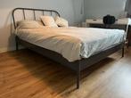 IKEA Kopardal Bed 140x200 Grijs - Zo Goed Als Nieuw!, Ophalen, Tweepersoons, 140 cm, Zo goed als nieuw