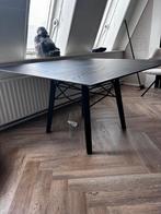 Eettafel eiken zwart merk Mobitec gravity, Huis en Inrichting, Tafels | Eettafels, 200 cm of meer, Ophalen of Verzenden, Zo goed als nieuw