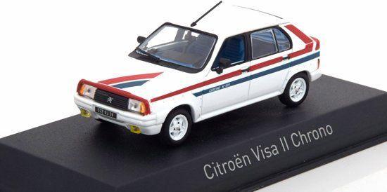 JSN Norev 1:43 Citroen Visa II Chrono 1982 wit, Hobby en Vrije tijd, Modelauto's | 1:43, Nieuw, Auto, Norev, Ophalen of Verzenden