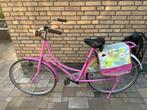 Leuke oma fiets van de halfords, floral met fietstas, 47 tot 50 cm, Ophalen, Gebruikt, Halfords