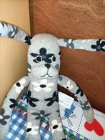 Anne Claire Petit hond knuffel grijs zwart wit 40 cm, Kinderen en Baby's, Ophalen of Verzenden, Hond