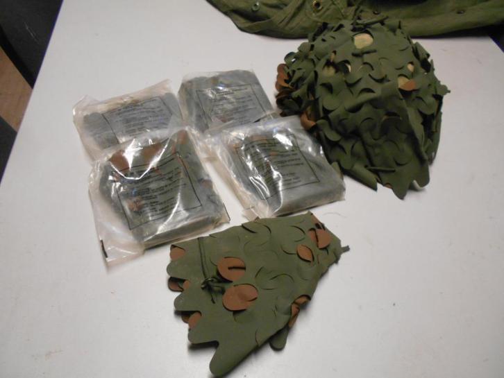 Camouflage net voor helm (helmovertrek) Frans leger, Verzamelen, Militaria | Algemeen, Landmacht, Helm of Baret, Ophalen of Verzenden
