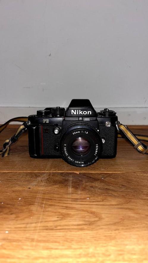 Nikon F3 + 50mm 1.8 Lens, Audio, Tv en Foto, Fotocamera's Analoog, Gebruikt, Spiegelreflex, Nikon, Ophalen of Verzenden