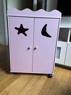 Houten poppen kledingkast roze, Ophalen, Gebruikt, Overige typen