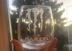 Monster glas met naam, Verzamelen, Glas en Borrelglaasjes, Ophalen of Verzenden, Nieuw