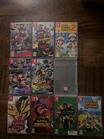 Nintendo Switch diverse spellen te koop Mariokart Pokémon beschikbaar voor biedingen