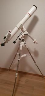 Bresser AR90 telescoop + Celestron oculair/filter set, Lenzentelescoop (refractor), 80 tot 200 mm, Met statief, Ophalen of Verzenden