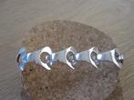 Zware zilveren schakelarmband, Niels Erik From, Denmark., Verzenden, Zo goed als nieuw, Zilver, Zilver