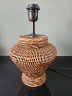 Tafellamp / lampvoet van Birma riet, Ophalen of Verzenden, Gebruikt, Overige materialen, Minder dan 50 cm