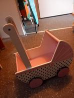 Leuke houten poppenwagen, Ophalen, Gebruikt, Babypop