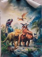 Dinosaurussen Poster Canvas Doek 40 x 60 cm, Ophalen, Minder dan 50 cm, 50 tot 75 cm, Zo goed als nieuw