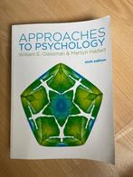 APPROACHES TO PSYCHOLOGIE, Ophalen of Verzenden, William E. Glassman, Alpha, WO
