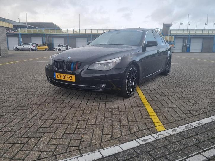 BMW e60 535i n54, Auto's, BMW, Particulier, Benzine, Sedan, Geïmporteerd, Zwart, Ophalen