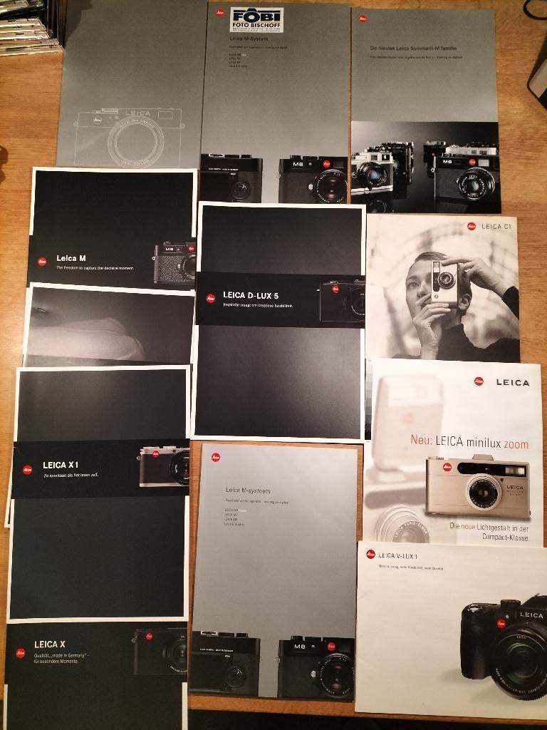 Leica Brochures, Boeken, Ophalen of Verzenden, Zo goed als nieuw