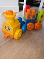 Mega Bloks Trein met Wagon maakt geluid, Kinderen en Baby's, Speelgoed | Bouwstenen, Ophalen of Verzenden, Gebruikt, Megabloks