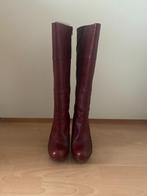 Venezia leer wijnrood laarzen, Kleding | Dames, Schoenen, Hoge laarzen, Venezia, Ophalen of Verzenden, Zo goed als nieuw