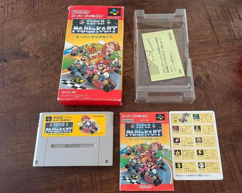 Super Mario Kart SNES Super Nintendo SFC CIB compleet NTSC-J, Spelcomputers en Games, Games | Nintendo Super NES, Gebruikt, Racen en Vliegen