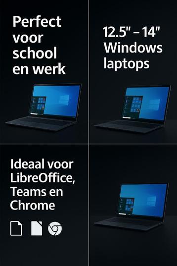 💻 Perfecte Windows-laptops voor school en werk! beschikbaar voor biedingen
