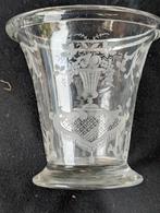 Antiek beker vaas, Antiek en Kunst, Antiek | Glas en Kristal, Ophalen of Verzenden