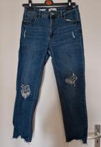 Spijkerbroek jeans broek pull & bear maat m 40 gaten mid, Ophalen of Verzenden, Zo goed als nieuw, Blauw, W30 - W32 (confectie 38/40)