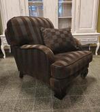 Twee degelijke fauteuils met hocker, Huis en Inrichting, Fauteuils, Ophalen, Gebruikt, Klassiek, Generic address