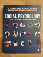 Social Psychologie, International Student Edition, Ophalen of Verzenden, Zo goed als nieuw, Sociale psychologie