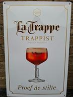 Reclamebord La Trappe Trappist - Proef de Stilte, Verzamelen, Biermerken, Ophalen of Verzenden, Nieuw, Reclamebord, Plaat of Schild