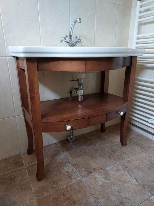 Badkamerwastafel, Huis en Inrichting, Badkamer | Badkamermeubels, Gebruikt, Wasbak of Wastafel, Minder dan 100 cm, 50 tot 100 cm