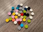 40 lego 1x1 tegels rond in div. licht kleuren, voor 0,90, Ophalen of Verzenden, Zo goed als nieuw, Losse stenen, Lego