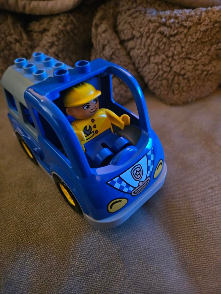 LEGO DUPLO  klusbus met monteur, Ophalen of Verzenden