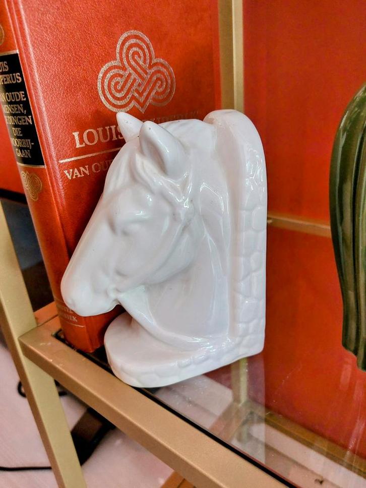 Boekensteun Paard, Antiek en Kunst, Antiek | Woonaccessoires, Ophalen of Verzenden