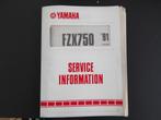 serv Information map Yamaha FZX750, Verzenden, Yamaha