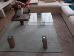 Glazen salontafel 2 cm dik glas en gratis kleed 200/300cm, Huis en Inrichting, Stoffering | Tapijten en Kleden, Gebruikt, 100 tot 150 cm