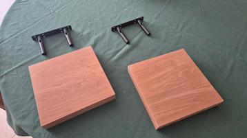Set Wandplanken - Onzichtbare Bevestiging - 24x24x4cm beschikbaar voor biedingen