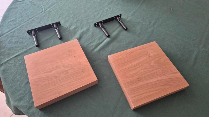 Set Wandplanken - Onzichtbare Bevestiging - 24x24x4cm, Huis en Inrichting, Woonaccessoires | Wandplanken en Boekenplanken, Zo goed als nieuw