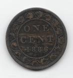 Canada 1 cent 1886 KM# 7, Losse munt, Verzenden, Noord-Amerika