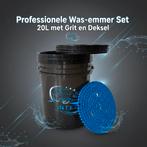 Auto was emmer met deksel 20 liter, Ophalen of Verzenden