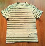 Anerkjendt T-shirt, maat: Large, crèmewit/groene streep., Verzenden, Zo goed als nieuw, Maat 52/54 (L), Wit