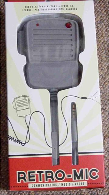 Retro microfoon en speaker Iphone ipad blackberry samsung beschikbaar voor biedingen
