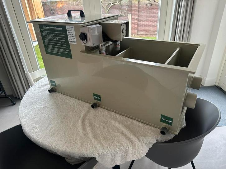 Compacte Koi combi filter - Trommel/Bioloog/UVC 10m3 vijver, Tuin en Terras, Vijvers, Nieuw, Ophalen of Verzenden
